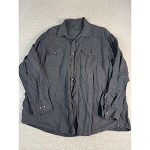 Orvis Dark Gray Casual Button Down Shirt
